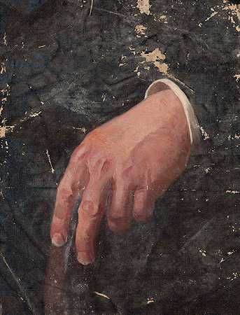 手的研究`Study of a hand by Stanisław Lentz