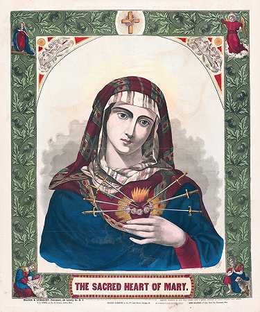 玛丽的圣心`The sacred heart of Mary (1866)