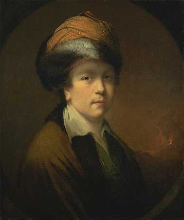 青年画像`Portrait of a Youth (1774) by Richard Hurleston