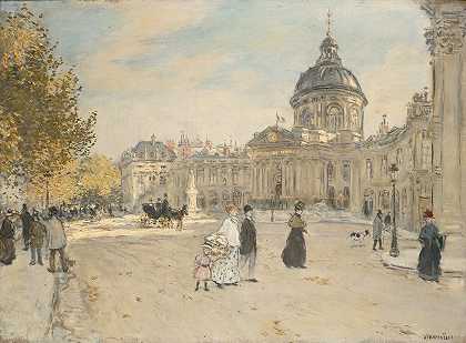 学院`LInstitut (1898) by Jean François Raffaëlli