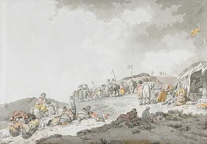 都柏林郊区的集市`A Fair on the Outskirts of Dublin (1782) by Francis Wheatley