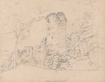 苏格兰博思韦尔城堡`Bothwell Castle, Scotland (1792) by James Moore