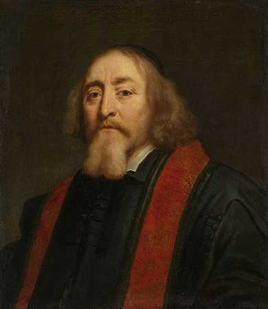 简·阿莫斯·夸美纽斯肖像`Portrait of Jan Amos Comenius (1650 ~ 1670) by Jürgen Ovens
