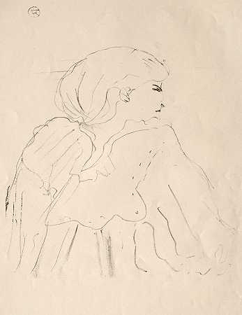 卡西夫`Cassive by Henri de Toulouse-Lautrec