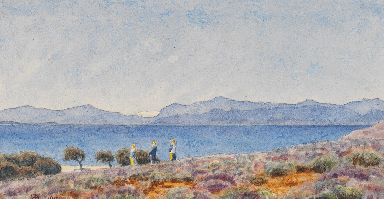 鹈鹕组`Pelepones set fra Megara (1890 ~ 1891) by Niels Skovgaard