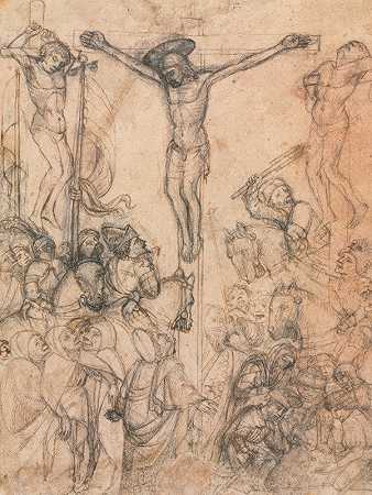和两个小偷一起受难`Crucifixion with the Two Thieves (second half 15th century)