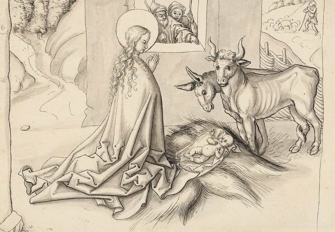 基督的诞生`Die Geburt Christi by Jörg Schweiger