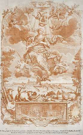 圣特斯拉`Saint Thecla (1766) by Francesc Boix
