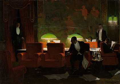 绅士s俱乐部`A Gentlemans Club (1917) by Frank Street