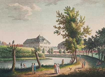东港滨海大道`Esplanaden ved Øster Port (1762 – 1808) by Elias Meyer