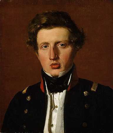 Valdemar Hjartvar Köbke（1813-1893），艺术家兄弟`Valdemar Hjartvar Købke (1813–1893), the Artists Brother (ca. 1838) by Christen Købke