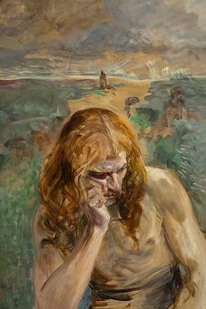 施洗者圣约翰`St. John the Baptist (1911) by Jacek Malczewski