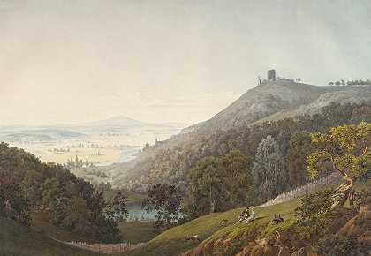 维茨拉尔附近的卡尔斯蒙特废墟`The Ruin of Kalsmunt near Wetzlar (1805) by Friedrich Christian Reinermann
