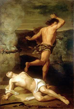 亚伯之死`The Death Of Abel (1851) by Santiago Rebull