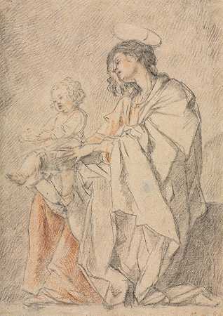 女子和孩子`Virgin and Child (1600s)