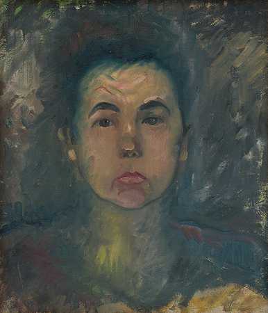 女人半身像`Womans Bust (1920–1925) by Arnold Peter Weisz-Kubínčan