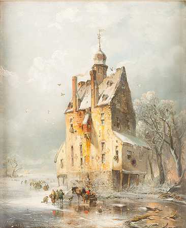 Gerresheim“Quadenhof”大厦`Mansion ‘Quadenhof’ at Gerresheim (1874) by Carl Hilgers