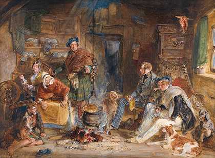 高地`Highland Hospitality (1832) by John Frederick Lewis