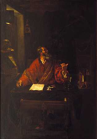 哲罗姆`Saint Jerome (1618) by Juan Ribalta