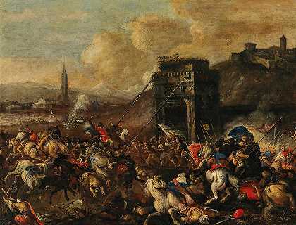 维也纳战役（1683）`The Battle of Vienna (1683) by Johann Heinrich Roos