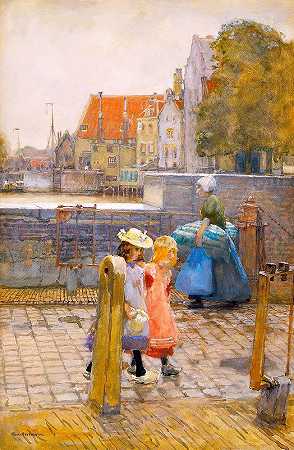 有点阿姆斯特丹的味道`A Bit of Amsterdam (1858~1907) by Hans Herrmann