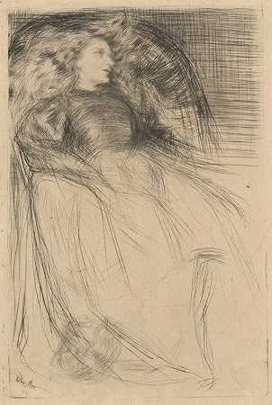 疲倦的`Weary (1863) by James Abbott McNeill Whistler