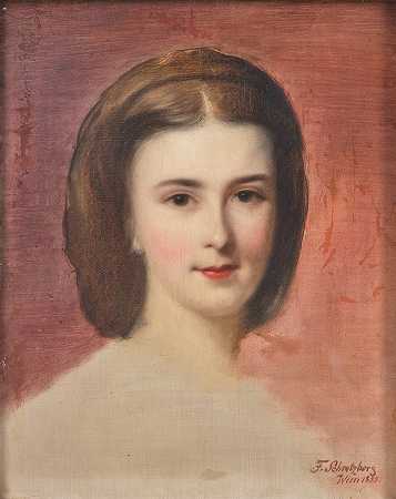 凯瑟林·伊丽莎白`Kaiserin Elisabeth (1855) by Franz Schrotzberg