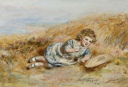 苏格兰欢乐时光`Scottish happy hours (1886) by William Mctaggart