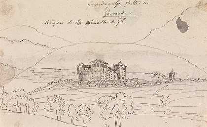 西班牙格拉纳达城堡`Castle in Granada, Spain (1775 to 1776) by Henry Swinburne