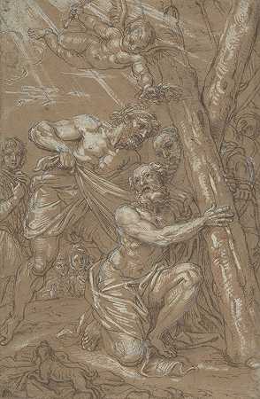 圣安德鲁的殉难`The Martyrdom of St. Andrew by Michel Corneille the younger