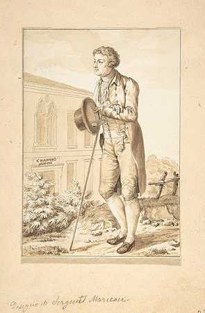 爱德蒙·伯克肖像`Portrait of Edmond Burke (ca. 1815) by Antoine-François Sergent