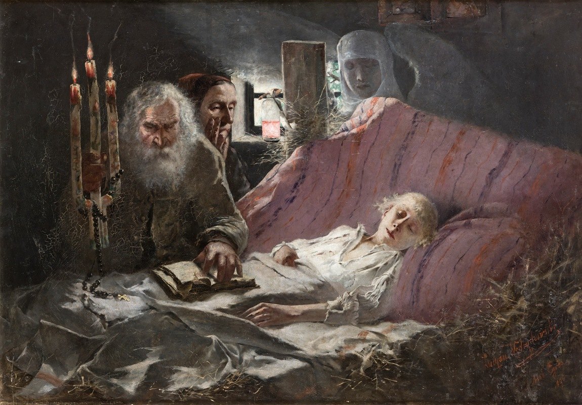 江湖医生`Quack Doctor (1895) by Lucjan Wędrychowski