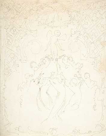 舞蹈造型设计`Design with Dancing Figures (1805–40) by William Pitts