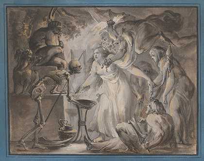 噩梦`A Nightmare (ca. 1775~80) by Giovanni David