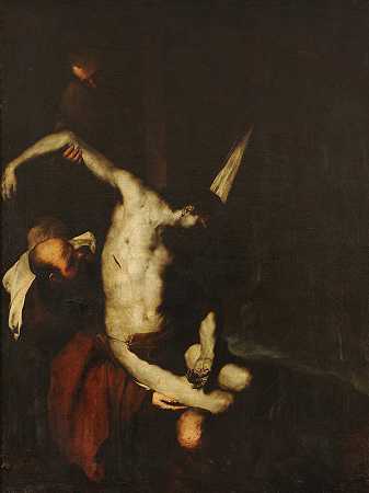 从十字架上下来`The Descent from the Cross (Ca. 1659) by Luca Giordano