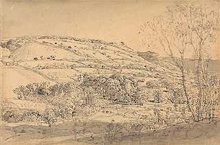 特郡肖勒姆`Shoreham, Kent (between 1831 and 1832) by Samuel Palmer 