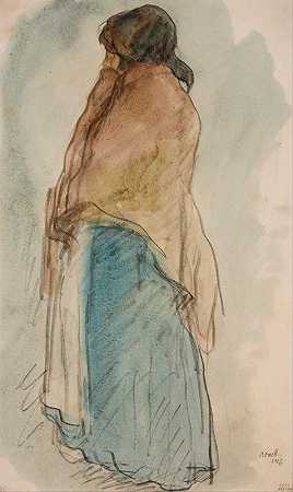女投手`Pitcher Woman (1906) by Isidre Nonell