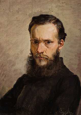 Piotr Kozakiewicz肖像`Portrait of Piotr Kozakiewicz (1865) by Andrzej Grabowski