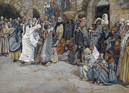 让孩子们到我这里来`Suffer the Little Children to Come unto Me (1886~1894) by James Tissot