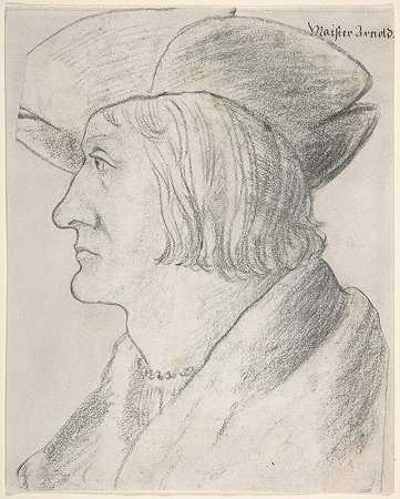 西蒙·冯·利宾斯坦肖像`Portrait of Simon von Liebenstein (ca. 1516) by Hans Schwarz