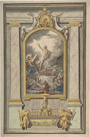 复活`The Resurrection (ca. 1760) by Louis-Jean-François Lagrenée