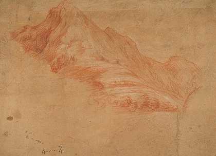 山景`Landscape with Mountains by Tanzio da Varallo