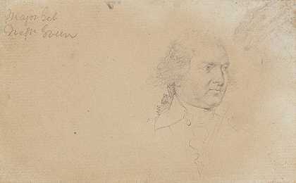 纳撒尼尔·格林少将`Major General Nathanael Greene (ca. 1791) by John Trumbull