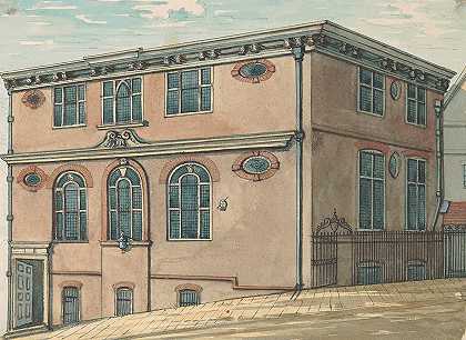 铁匠s厅`Blacksmiths Hall (between 1794 and 1800) by Samuel Ireland