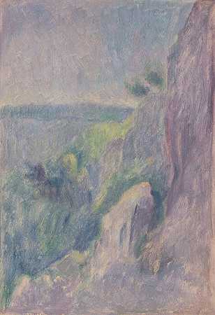 景观二。`Landscape II. (1901–1925) by Dezider Czölder