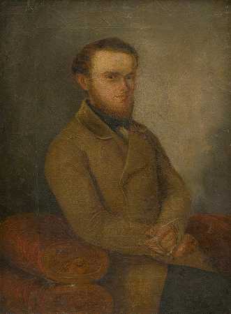 詹·加利肖像`Portrait of Ján Gallay (1850) by Peter Michal Bohúň