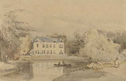 利德之家`Het Huis te Leede (1827 ~ 1891) by Johannes Bosboom