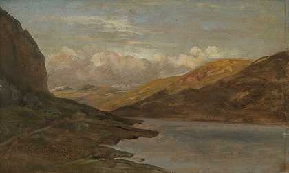 菲利弗杰尔Nystuen风景区`Landscape at Nystuen in Filefjell (1850) by Johan Christian Dahl