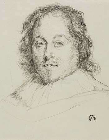 康斯坦丁惠更斯`Constantijn Huygens by After Anthony van Dyck