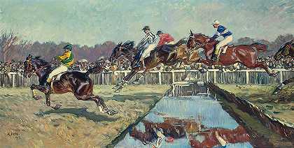 比赛的一天`A day at the races (1913) by Angelo Jank